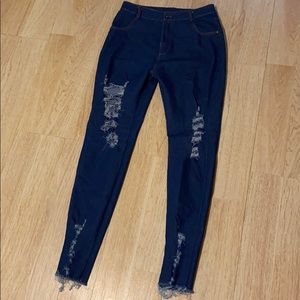2/$20 Destroyed skinny jeans